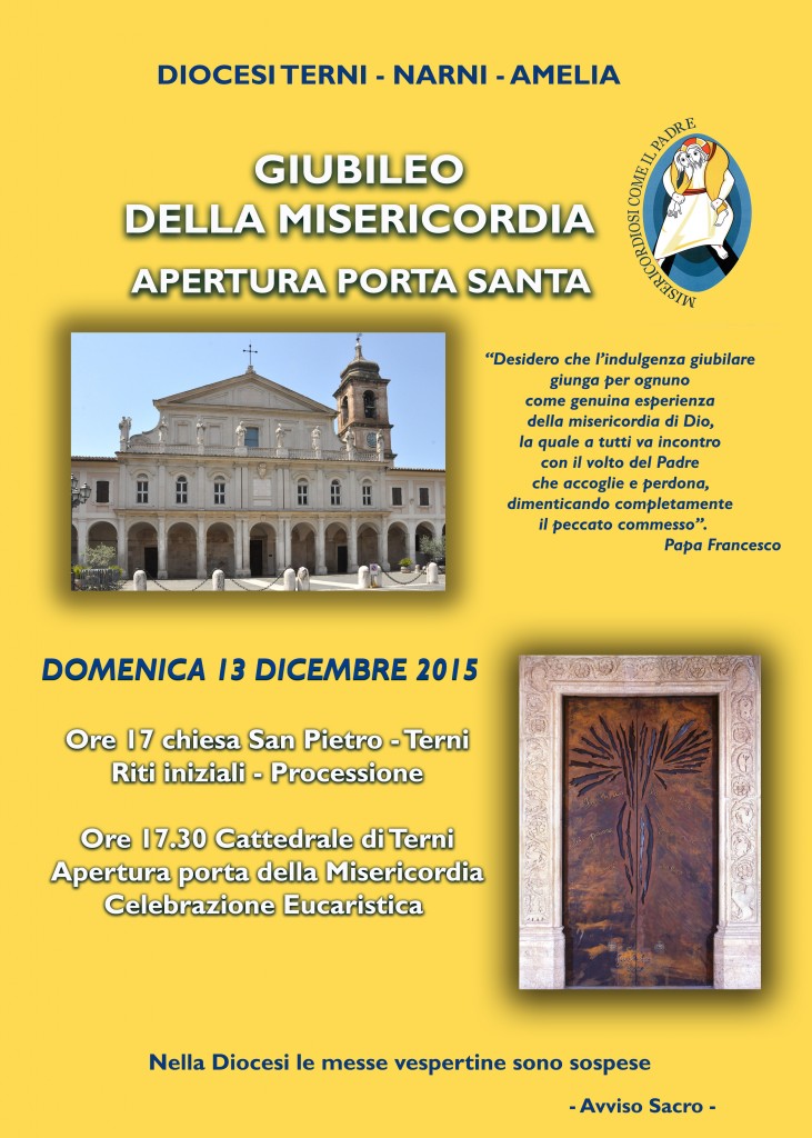 manifesto apertura porta santa diocesi 13 dicembre