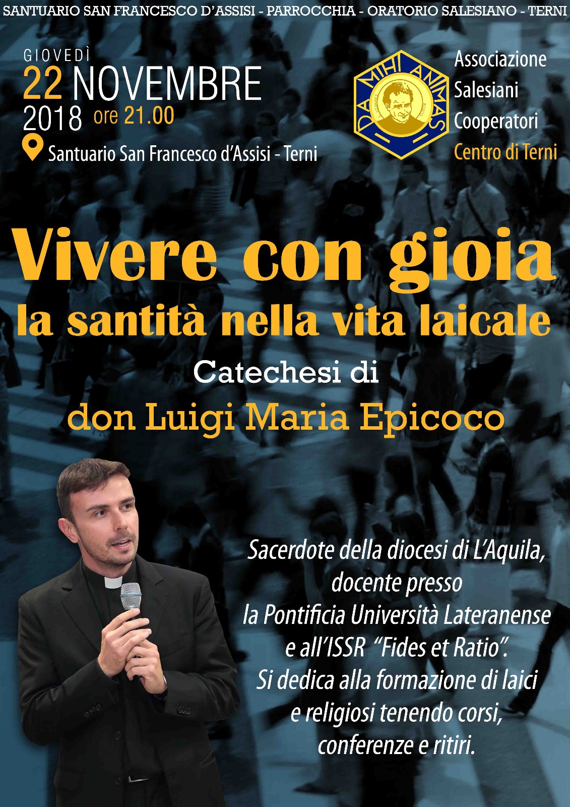 Don Luigi Maria Epicoco Sito Ufficiale Salesiani Cooperatori – catechesi di don Luigi Maria Epicoco – Diocesi